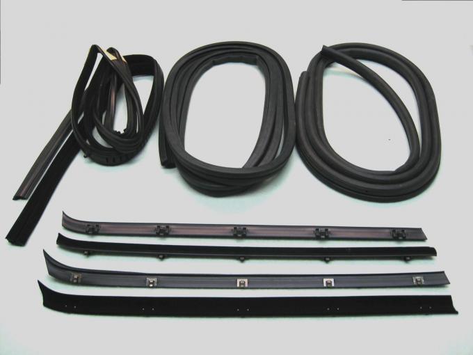 Fairchild Industries Belt Weatherstrip- Window Channel- Door Seal Kit, Inner & Outer Upper & Division Bar Driver Side & Passenger Side KG1008-8