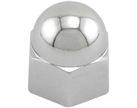 Cylinder Head Acorn Nut Cover Set - Chrome - 11/16 Across Flats - For Head Nuts