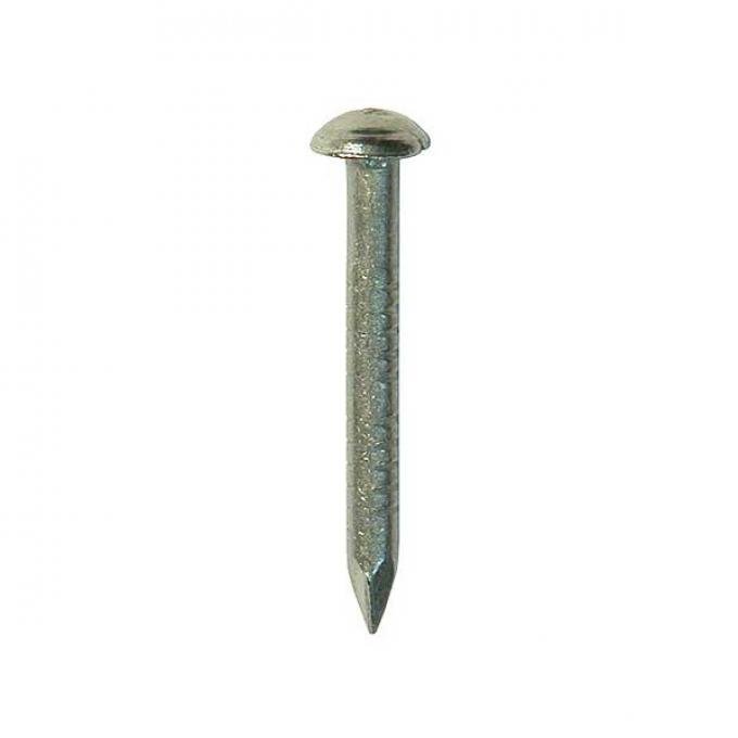 Body & Trim Nail - Style 5 - Stainless Steel - .085 Diameter X 3/4 Long .190 Diameter Oval Head - Package Of 500
