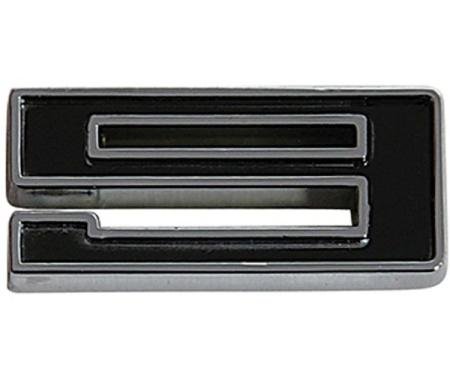 Trim Parts Generic Number, “9”, Black 5185H