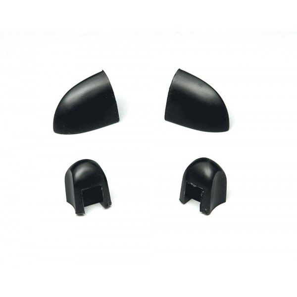 Chevy Truck Heater, Temperature Control Lever Knob Set, Black, 1955-1959