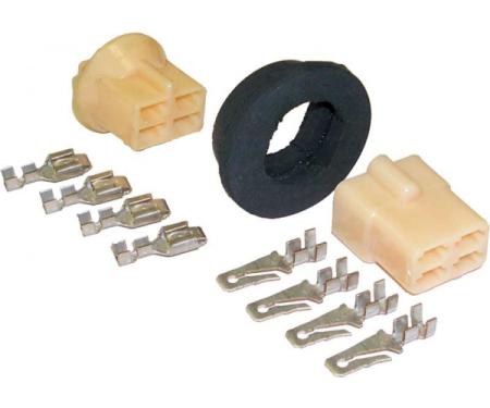 Chevy Grommet & Connector Kit, 4 Wire, 1955-1957