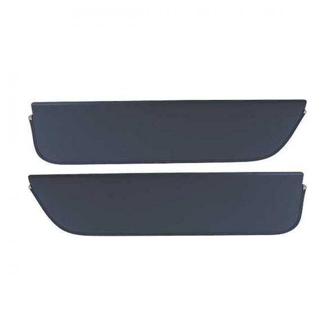 Ford Pickup Truck Sun Visors - New Style - Charcoal Corinthian Grain Vinyl - Ford F100 To Ford F900