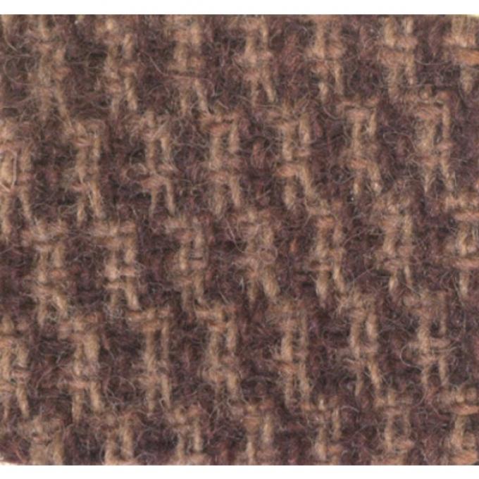 Upholstery Fabric - Brown Check Wool - 60" Wide - MaterialAvailable By The Yard