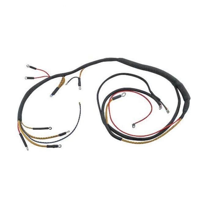 Cowl Dash Wiring Harness - 2 Terminal Amp Gauge - V8 - FordPassenger ...