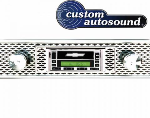 Custom Autosound® AM-FM Stereo Radios | Chevy Concours USA-230 Stereo, 200 Watt, With Auxiliary Inputs, Custom Autosound, 1956