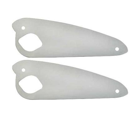 Ford Pickup Truck Outside Door Handle Scratch Guards - Polished Stainless Steel