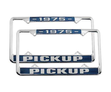 Ford Pickup Truck License Plate Frames - 1975 Pickup