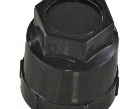 Redline Restomotive® 1984-2005 GM Car & Truck Black Plastic Lug Nut Cap / Cover