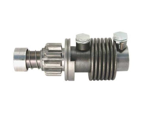 Starter Drive With Spring - Complete Bendix - 10 Tooth - Ford V8 & 6 Cylinder Except 60 HP