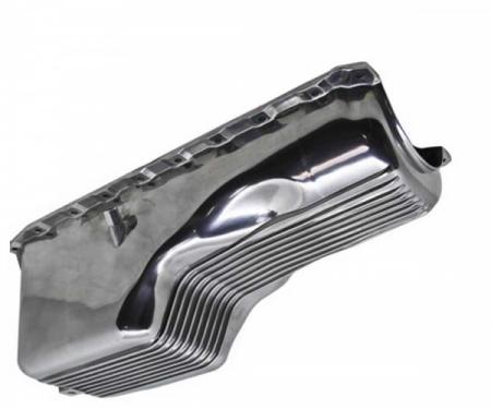 Late Great Chevy - Oil Pan, Big Block, Polished Finned Aluminum