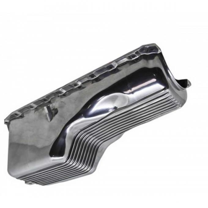 El Camino -Oil Pan, Big Block, Polished Finned Aluminum