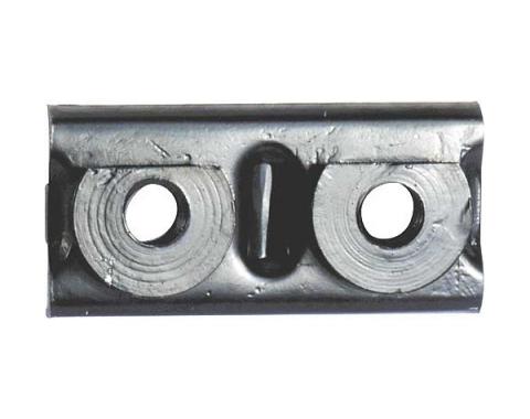 Model A Ford Door Lock Striker Mounting Plates - Slant Windshield - Town Sedan - Standard & Deluxe Fordor Sedan