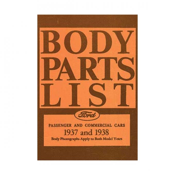 Body Parts List - 76 Pages - Ford