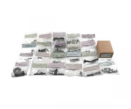 Body Hardware Kit, Original Style, Indented Hex Head, 491 Pieces, Totally Stainless