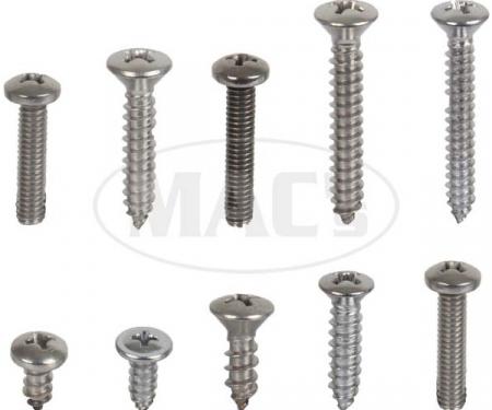 Exterior Screw Kit (106 Pieces)-With Ww, Ranchero, 1966