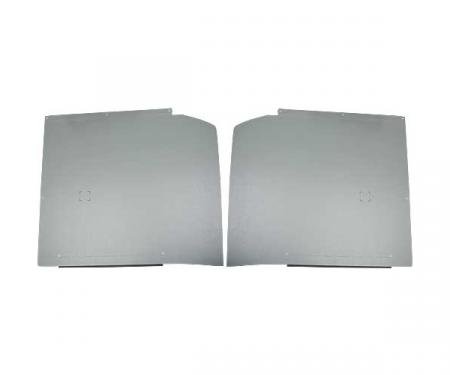 Ford Pickup Truck Interior Trim Pieces - Custom Cab - Gray - Behind Seatback - 30-1/4 X 34-1/2