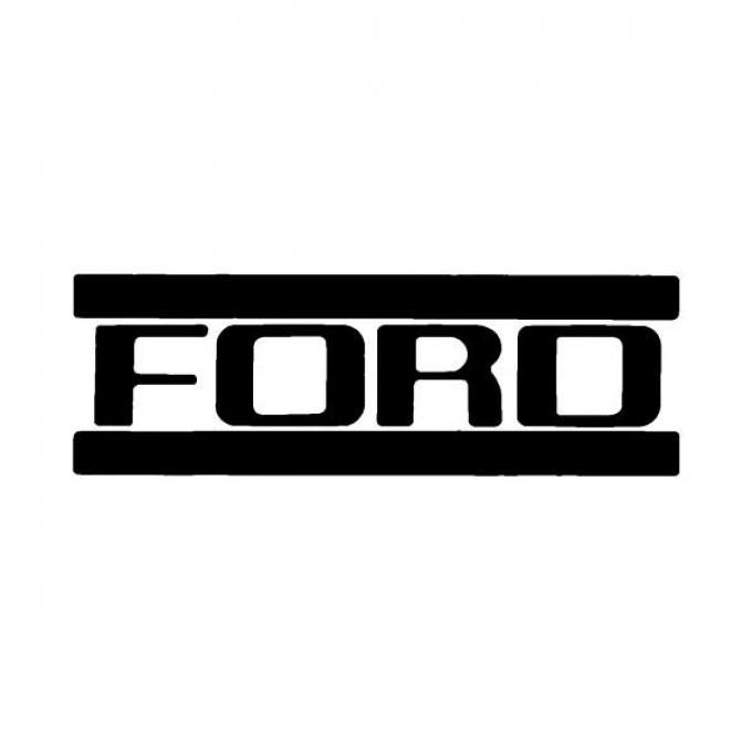 Ford Pickup Truck Exterior Decal Set - Tailgate Lettering -Black