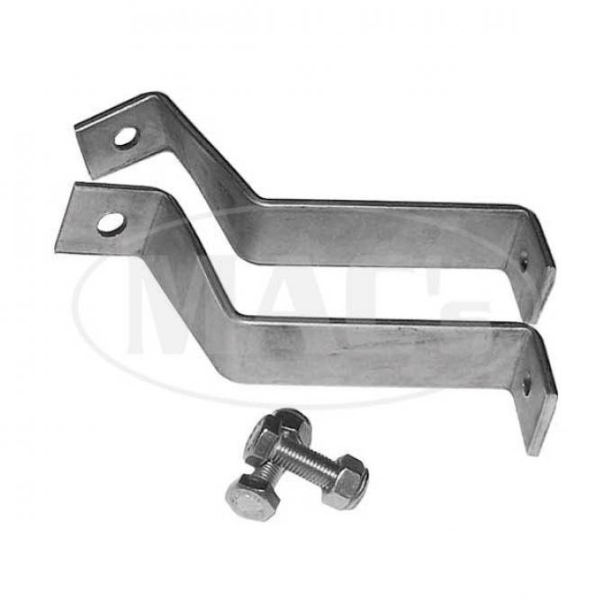 Ford Pickup Truck Emergency Brake Rear Brackets - StainlessSteel - F100