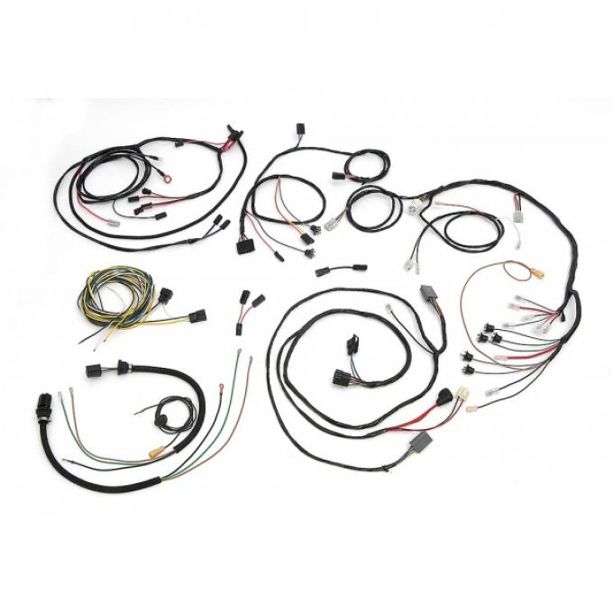 Chevy Truck Underdash Wiring Harness, With Warning Lights, 1964-1965