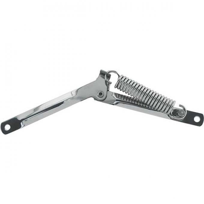 Hood Arm & Spring Support - Stainless Steel - Without Bracket - Ford Standard