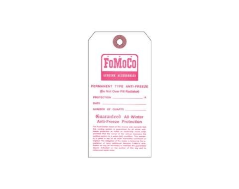 Antifreeze Tag - FoMoCo