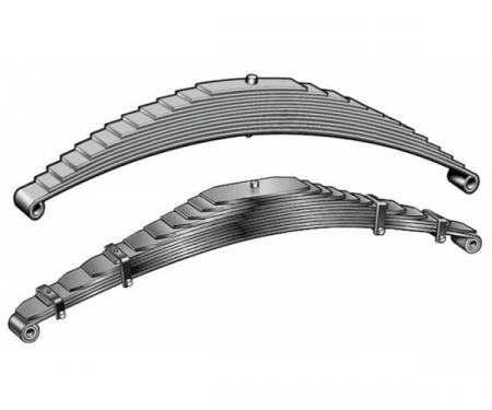 Front and Rear Leaf Springs, 1932-34 Ford with Model B Engine