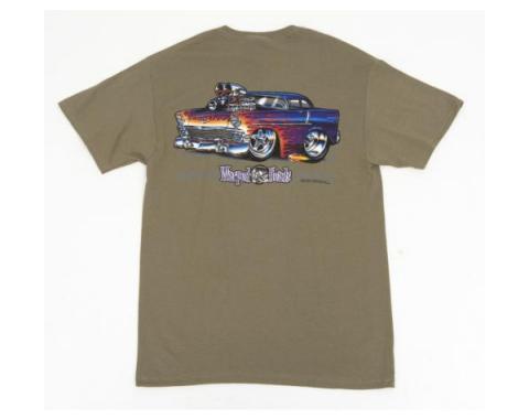 Chevy T-Shirt, Warped Heads Custom, 1956