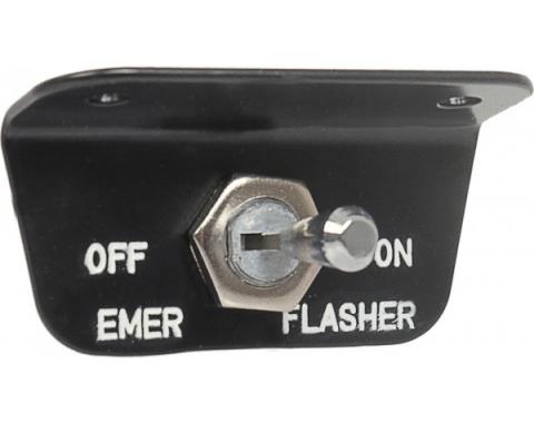 Daniel Carpenter Emergency Flasher Switch - Before 3-1-66 - Ford C6AZ-13350