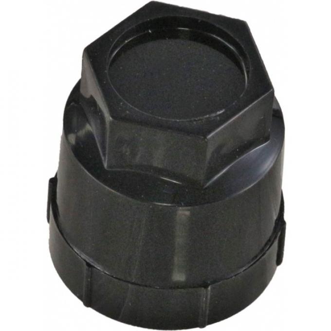 Redline Restomotive® 1984-2005 GM Car & Truck Black Plastic Lug Nut Cap / Cover