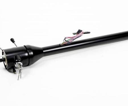 ididit Universal 35" Tilt Floor Shift w/Ignition, Black Powder Coat 1520350051