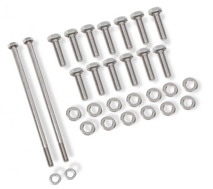 Mr. Gasket Oil Pan Bolt Set, Stainless Steel 60850G