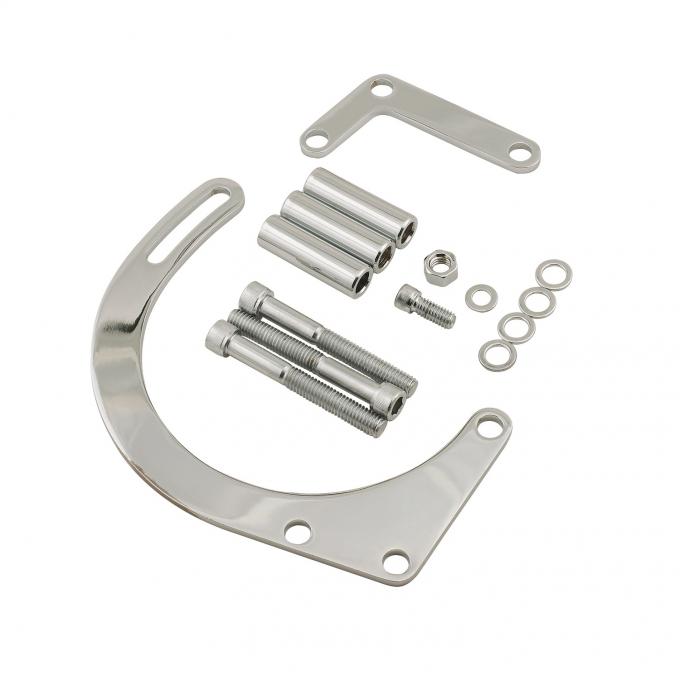 Mr. Gasket Lower Alternator Mounting Kit, Chrome 5179