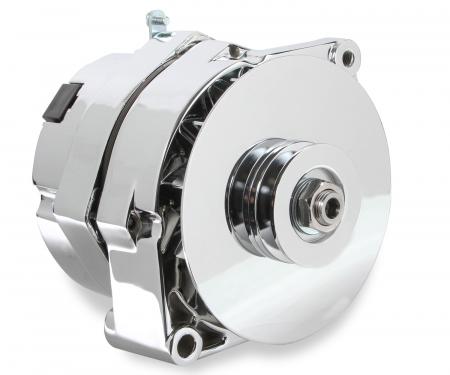 Mr. Gasket 1-Wire Alternator, 140 Amp, Chrome Finish 51203CG