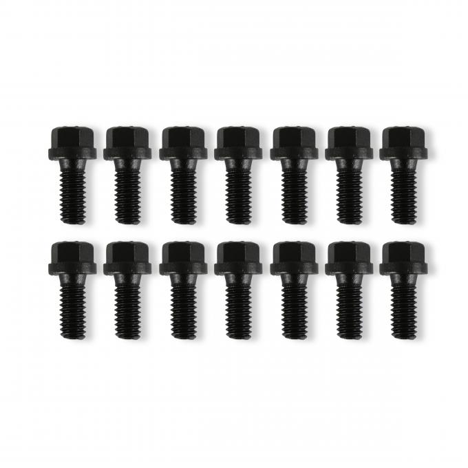 Mr. Gasket Header Bolts, 5/16-18 X 3/4 Inch Hex Head, Black Oxide 976