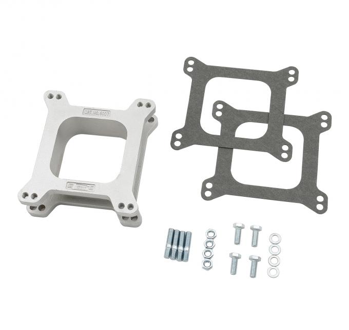 Mr. Gasket Carburetor Spacer Kit, Open Center, Aluminum, 2 Inch 6007