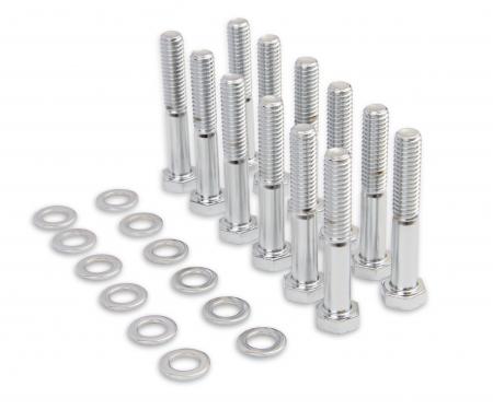 Mr. Gasket Intake Manifold Bolt Set, Chrome 5006