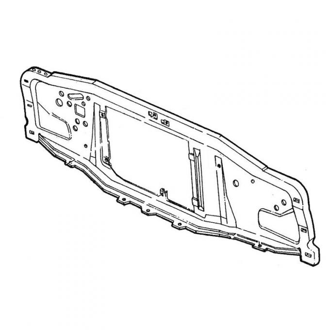 Dennis Carpenter Radiator Core Support - 1967-72 Ford Truck C7TZ-16378-A