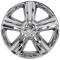 OE Replica Wheels DG65 - 20" Replica Wheel DG65 Fits Dodge RAM Rim 20x9 Chrome Wheel DG65-20090-5550-19C