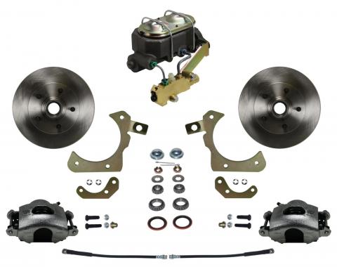 Leed Brakes Manual Front Kit with Plain Rotors and Zinc Plated Calipers FC1011-3A3