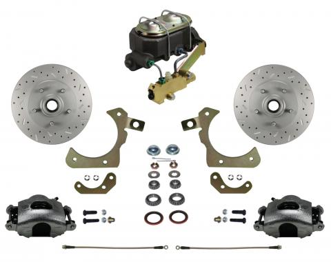 Leed Brakes Manual Front Kit with Drilled Rotors and Zinc Plated Calipers FC1010-3A1X