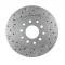 Leed Brakes Rear Disc Brake Kit with Drilled Rotors and Zinc Plated Calipers RC1008X