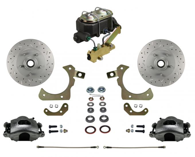 Leed Brakes Manual Front Kit with Drilled Rotors and Zinc Plated Calipers FC1010-3A3X