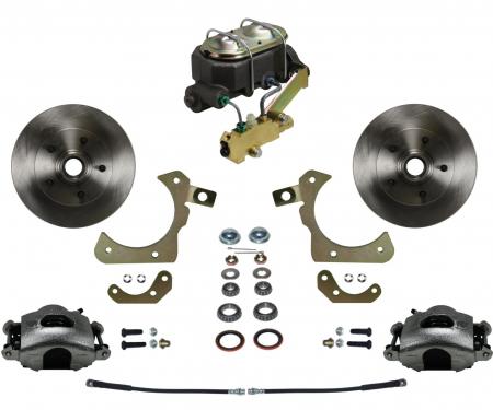 Leed Brakes Manual Front Kit with Plain Rotors and Zinc Plated Calipers FC1011-3A1