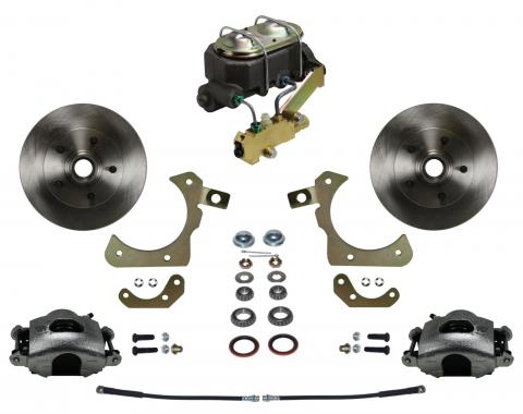 Leed Brakes Manual Front Kit with Plain Rotors and Zinc Plated Calipers FC1010-3A1