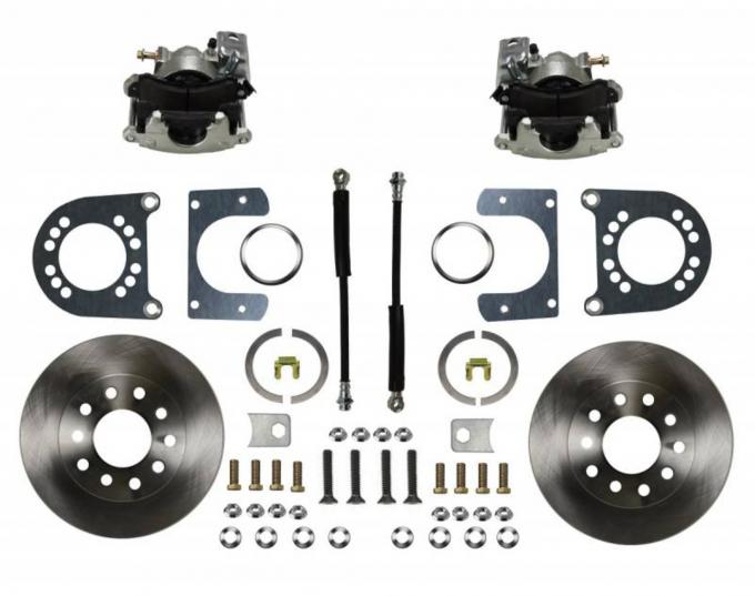 Leed Brakes Rear Disc Brake Kit with Plain Rotors and Zinc Plated Calipers RC0001