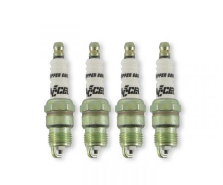 Accel HP Copper Spark Plug, Shorty 0574S-4