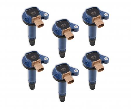 Accel Ignition Coil, SuperCoil, 2010-2016 Ford EcoBoost 3.5L V6, Blue, 6-Pack (3-Pin) 140646B-6