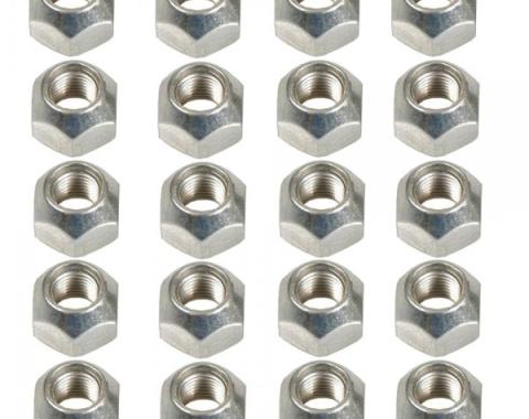 Redline Restomotive® 20 Piece Wheel Lug Nut Set, Steel with Correct Diamond Head Punches, 7/16-20