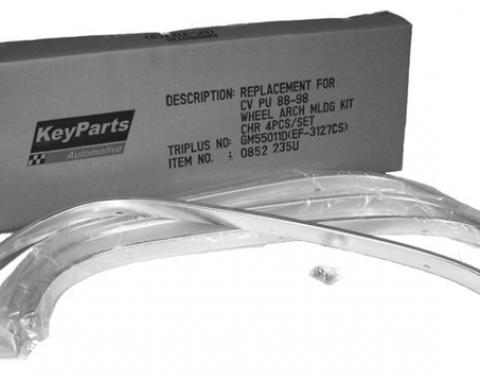 Key Parts '88-'98 Wheel Opening Molding Kit (Painted) 4 Piece Set 0852-236 U